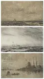 Untitled by Joseph Gray, etching, offered Apr 2023