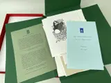 2005 - Miscellanea, 1 of 75 copies of the green edition, a portfolio of c.35 by Gwasg Gregynog, print, offered Apr 2023