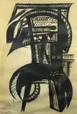 Artist proof print - abstract figure by Merlyn Evans limited edition, print, sold Apr 2023