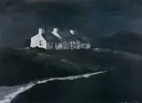 Cottage Porthclais by John Knapp-Fisher limited edition, print, sold Apr 2023