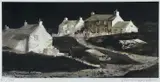 Cottages in Abereiddy by John Knapp-Fisher limited edition, print, sold Apr 2023