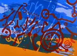 Camre Cain by Mary Lloyd Jones limited edition, 1993, screenprint, sold Apr 2023