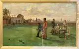 Large by Arthur Verey, oil on canvas, sold Mar 2023