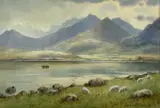 Untitled by Warren Williams, watercolour, sold Mar 2023