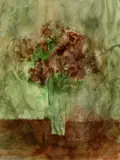 Sweet William by David Lewis, watercolour, sold Mar 2023