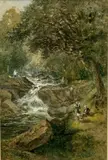 Untitled by J W Whittaker, watercolour, sold Mar 2023