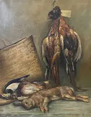 Untitled by Chris Meadows, oil on canvas, sold Feb 2023