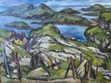 Untitled by Helen M Steinthal, oil on canvas, sold Feb 2023