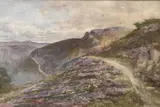 Titled verso 'The Sychnant Pass by Augustus Feyen Perrin, watercolour, sold Feb 2023