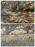 Untitled by Helen M Steinthal, pencil, offered Feb 2023