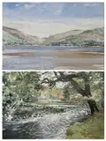 Watercolours by Jeremy Yates, watercolor, sold Feb 2023