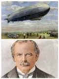 Graf Zeppelin by Tom Dennison, watercolour, sold Feb 2023