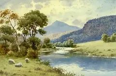 Untitled by Warren Williams, watercolour, sold Feb 2023