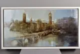 Westminster, london by David Escarabajal, acrylic on canvas, offered Mar 2020