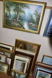 to include three continental landscape paintings by I.Cafieri, largest by Paintings And Prints Etc, 1790, watercolour, sold Mar 2020