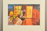 'Cafe Morning', a limited edition print, 115/195, a cafe by Martin Decent, print, sold Feb 2020