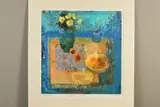 'Symphony in Blue', a limited edition still life, 123/275, flowers by Barbara Stewart, print (other), sold Feb 2020