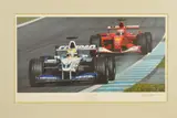 'Three Times A Winner', a limited edition Motor Racing by Ray Goldsbrough, print, sold Feb 2020