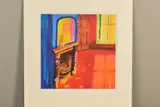 'The New Room', a limited edition print of a colourful by Martin Decent, print, sold Feb 2020