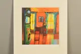 'Reflections', a limited edition print of an interior scene, by Martin Decent, print, sold Feb 2020