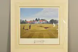 'Muirfield 18th', a limited edition print of The Scottish Gold by Peter Munro, print, sold Feb 2020
