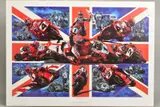 'Decade of Dedication', an open edition print of Motorcycle Racer by David Bill, print, sold Feb 2020