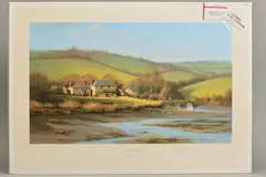 'Kingsbridge Estuary', a limited edition print, 167/500, a British by Peter Symonds, print, sold Feb 2020