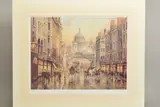 'Ludgate Circus, London 1890', a limited edition print, 441/500, by John Chapman, print, sold Feb 2020
