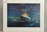 'The Mauretania', a limited edition print, 85/350, The Ocean by Gordon Frickers, print, sold Feb 2020
