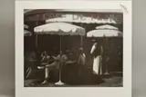 'Cafe De Flore', a monochrome limited edition print, 196/395, A French by Brian Jull, print, sold Feb 2020
