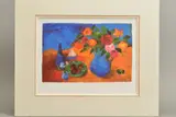 'Terrace, La Rueda', a limited edition print, 307/350, a still life in the by Ann Oram, print, sold Feb 2020