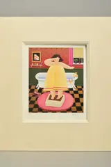 'Faulty Scales', a limited edition print, 478/495, a female by Peter Heard, print, sold Feb 2020
