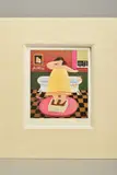 'Faulty Scales', a limited edition print, 478/495, a female by Peter Heard, print, sold Feb 2020