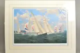 'Sygma 38's Racing Off Ryde', a limited edition print, 283/495, by Steven J. Dews, print, sold Feb 2020