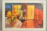 'Cafe Morning', a limited edition print, 137/195, of a by Martin Decent, print, sold Feb 2020