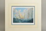 'Big Class, Astra Rounding The Mark', a limited edition print of by Steven J. Dews, print, sold Feb 2020