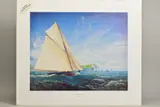 'Royal Yacht Britannia 1893', a limited edition sailing print, 339/ by Gordon Frickers, print, sold Feb 2020