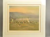 'The Belvoir Hounds Excercising in The Park, an open edition print by Alfred Munnings, print, sold Feb 2020