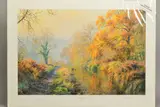 'Autumn Walk', a limited edition print, 381/500, signed to lower margin, by Rex Preston, print, sold Feb 2020