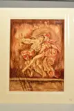 'Two Dancers', a limited edition print, 273/299, signed by Joy Kirton Smith, print, sold Feb 2020