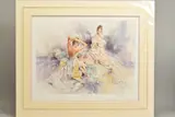 'Fantasy', an artist proof print, 27/60, of female figures in costume, by Gordon King, print, sold Feb 2020