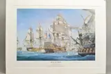 'Royal Sovereign', a limited edition print of The Battle by Richard Grenville, print, sold Feb 2020