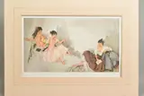 'Three Girls', a limited edition print, 161/850, by William Russell Flint, print, sold Feb 2020