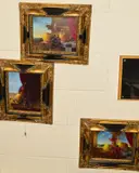 All by Mike Woods, oil on canvas, sold Feb 2020