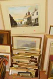 to include a watercolour of a rural village, signed Leonard Stanley by Paintings And Prints Etc, watercolour, offered Feb 2020