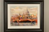 ST PAULS' a limited edition print of a London skyline, 35/195 by Gary Benfield, print, sold Feb 2020