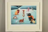 Dancing on ice by Doug Hyde, print, sold Feb 2020