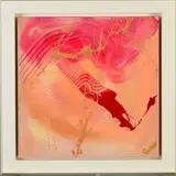 MUMA-KANYE WEST' an abstract composition from the award winning music producer and artist by Antonio Russo, acrylic on canvas, sold Jan 2020