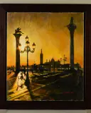 VENICE VI' signed lower right by Stephen Collett, acrylic on canvas, offered Jan 2020
