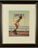 Blades ii by Jack Vettriano, print, sold Jan 2020